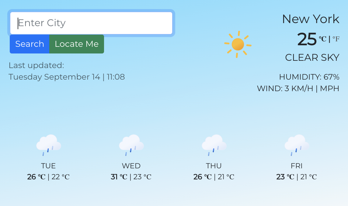 React Weather App